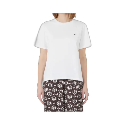 Weekend Max Mara Butterfly Logo Embroidered Crewneck T-Shirt