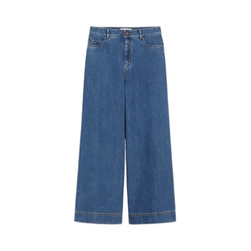 Weekend Max Mara Vega Logo-Patch Jeans