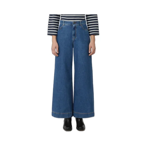 Weekend Max Mara Vega Logo-Patch Jeans