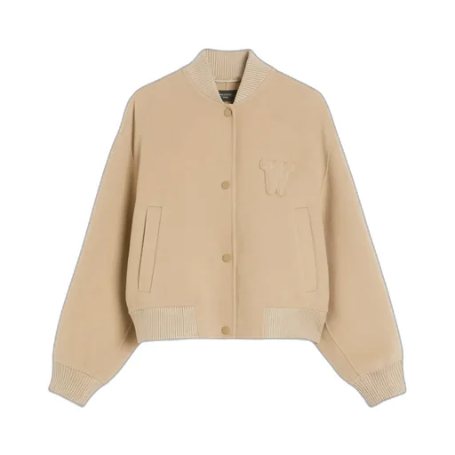 Wool-Blend Bomber Jacket