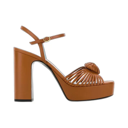 Valentino Garavani Vlogo Signature Squared-Toe Sandals