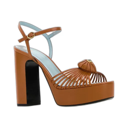 Valentino Garavani Vlogo Signature Squared-Toe Sandals