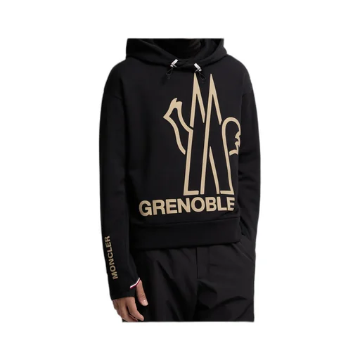 Moncler Grenoble Logo-Printed Polartec Hoodie