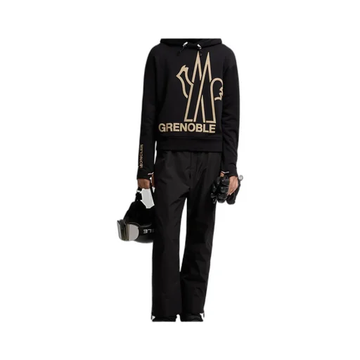 Moncler Grenoble Logo-Printed Polartec Hoodie