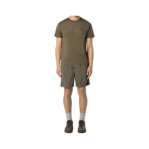 Stone Island Logo Patch Crewneck T-Shirt