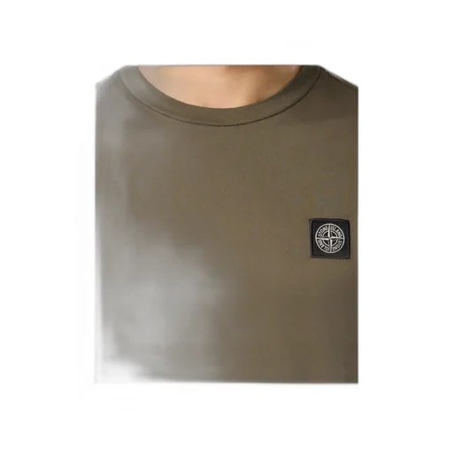 Stone Island Logo Patch Crewneck T-Shirt