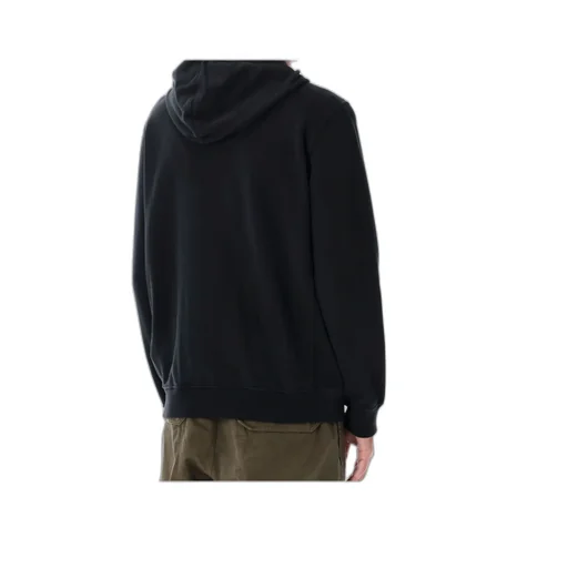 Stone Island Logo Patch Zip-Up Hoodie
