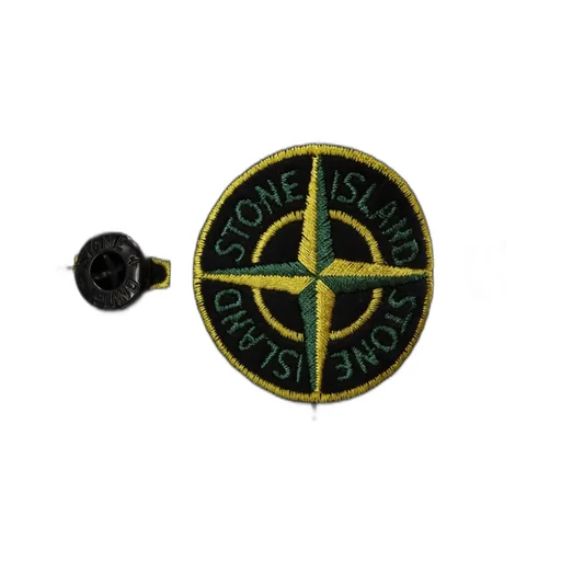 Stone Island Logo Patch Zip-Up Hoodie