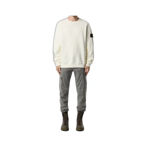 Stone Island Logo Patch Crewneck Sweatshirt