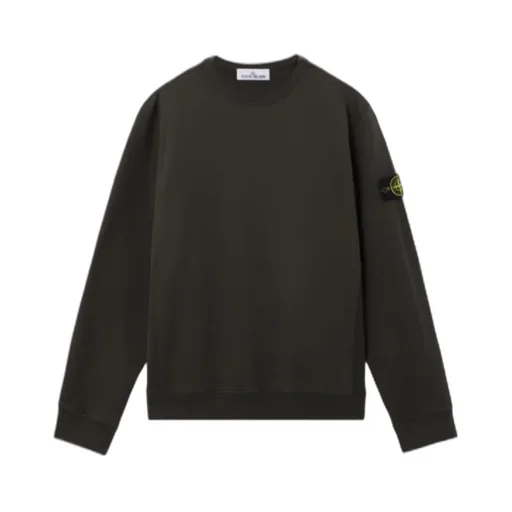 Stone Island Logo Patch Crewneck Sweatshirt