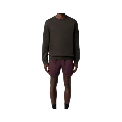 Stone Island Logo Patch Crewneck Sweatshirt