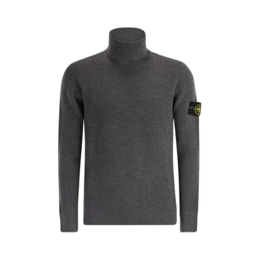 Ribbed Turtleneck Sweater