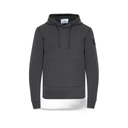 Stone Island Logo Patch Drawstring Hoodie