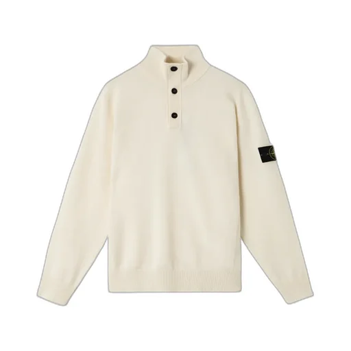 Stone Island Half-Button Knitted Jumper