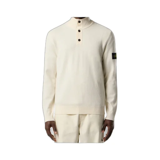 Stone Island Half-Button Knitted Jumper