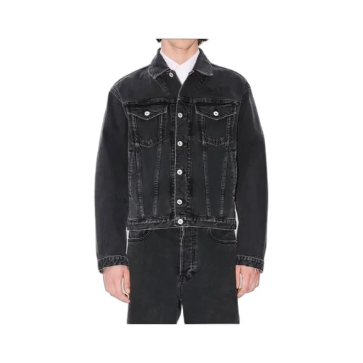 Kenzo Collared Button-Up Denim Jacket