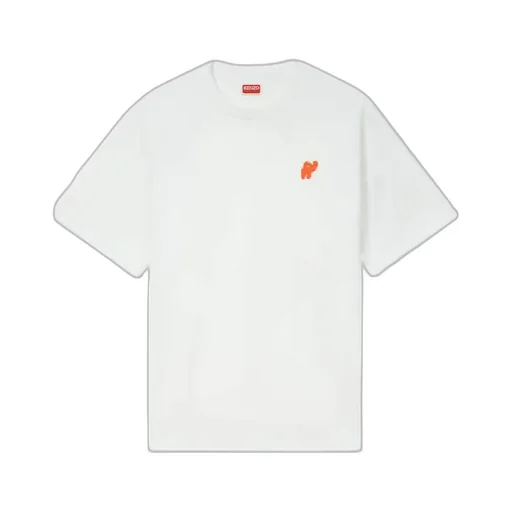 Oversized T-Shirt In Cotton Kenzo Elephant Logo