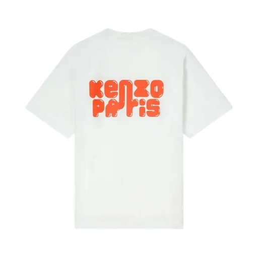 Oversized T-Shirt In Cotton Kenzo Elephant Logo