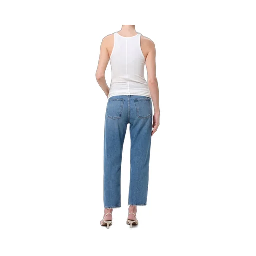 Agolde 90's Distressed Straight-Leg Jeans