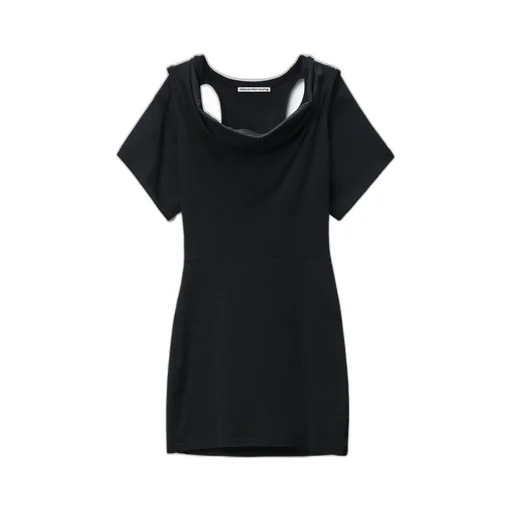 T By Alexander Wang Deconstructed Short Dress