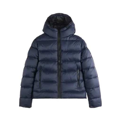 Fay Quilted Down Hooded Jacket