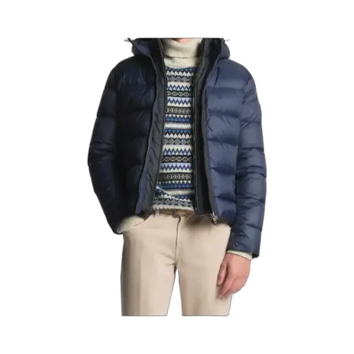 Fay Quilted Down Hooded Jacket