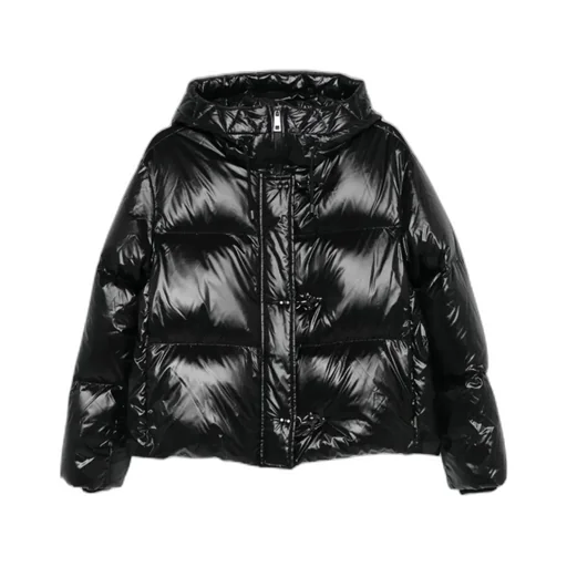 Fay Hooded Quilted Puffer Jacket