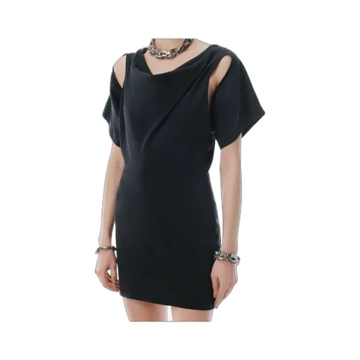 T By Alexander Wang Deconstructed Short Dress