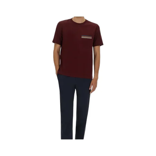 Paul Smith Stripe Detailed Crewneck T-Shirt