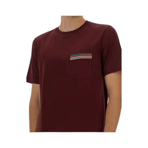 Paul Smith Stripe Detailed Crewneck T-Shirt