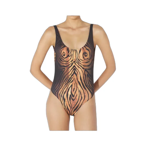 Jean Paul Gaultier High Cut One-Piece Swimsuit