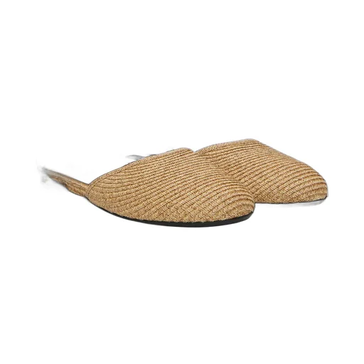 Paper Straw Ballet Flats