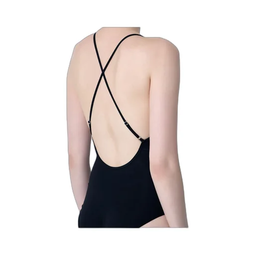 Drawstring-Neck Swimsuit
