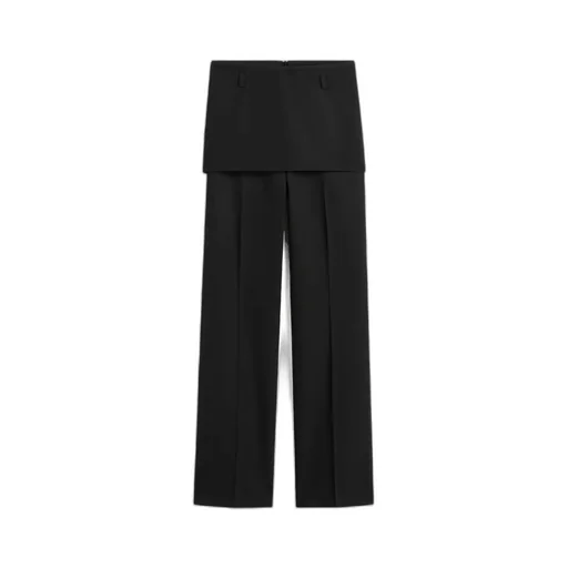 Layered Skirt Trousers