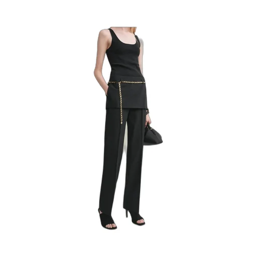 Layered Skirt Trousers