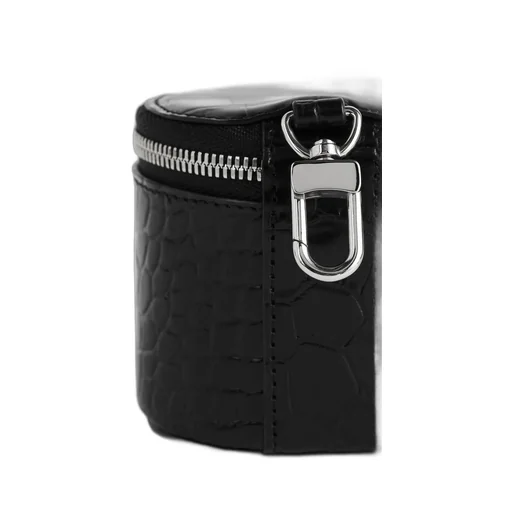 Crocodile-Embossed Jewelry Box