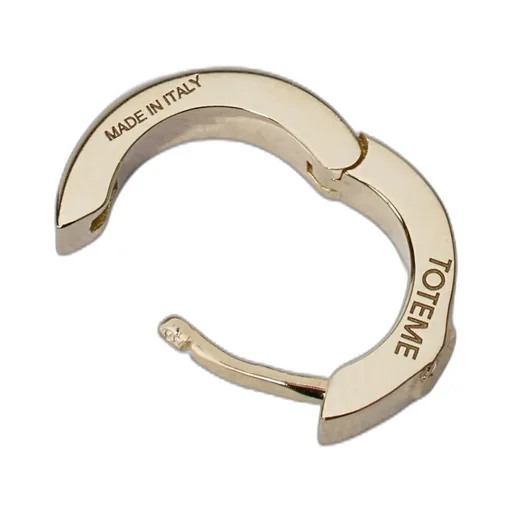 Bezel Diamond Hoops