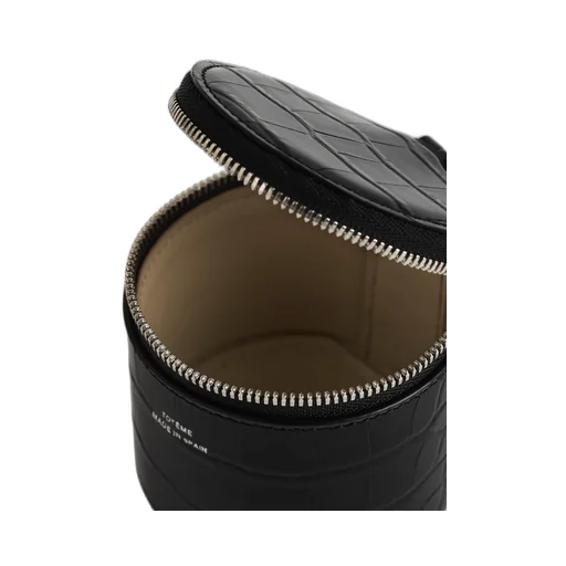 Crocodile-Embossed Jewelry Box