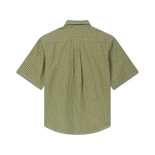 Short Sleeve Shirt In Cotton Linen Kenzo Coast Lines