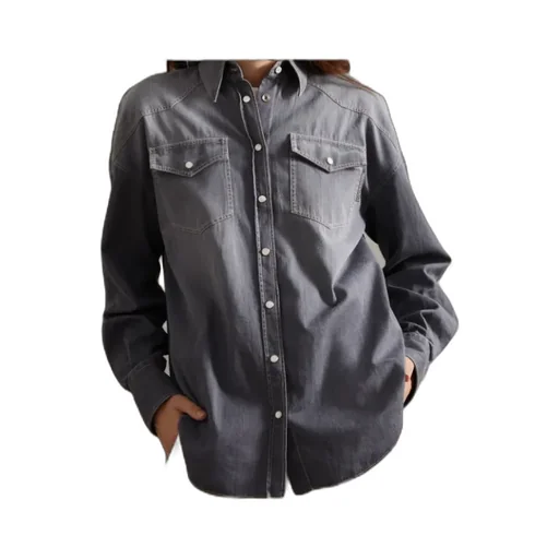 Grey Denim Shirt