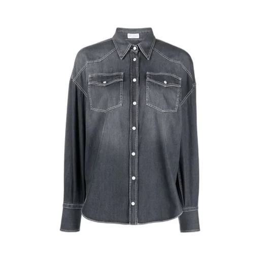 Grey Denim Shirt