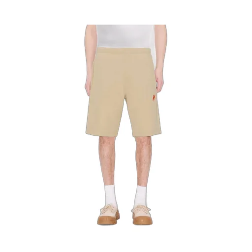 Embroidered Short In Cotton Kenzo Elephant Logo