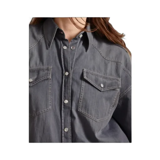 Grey Denim Shirt