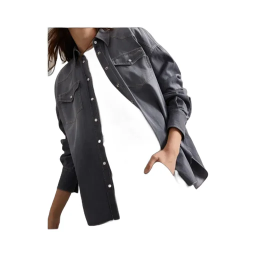 Grey Denim Shirt
