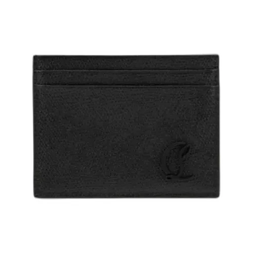 Christian Louboutin Mooncrest Logo Embroidered Card Holder