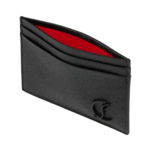 Christian Louboutin Mooncrest Logo Embroidered Card Holder