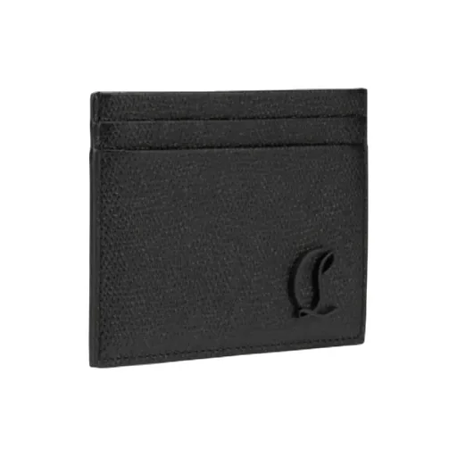 Christian Louboutin Mooncrest Logo Embroidered Card Holder