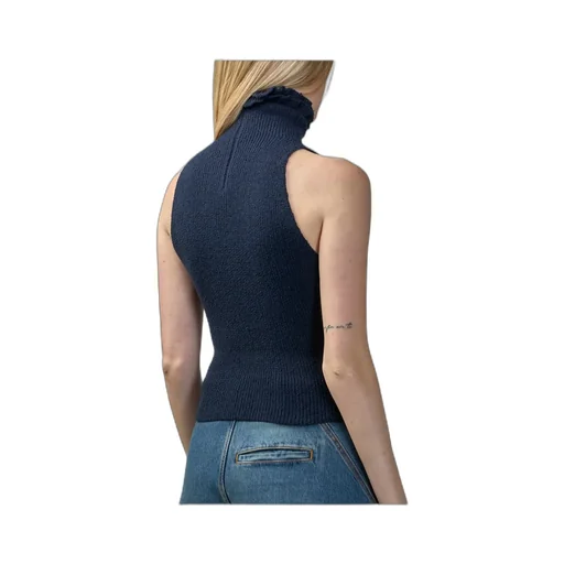 AlaÏA Halter Tweed Knitted Top