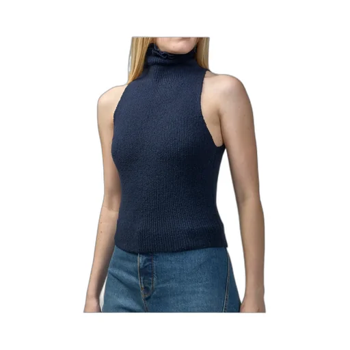 AlaÏA Halter Tweed Knitted Top