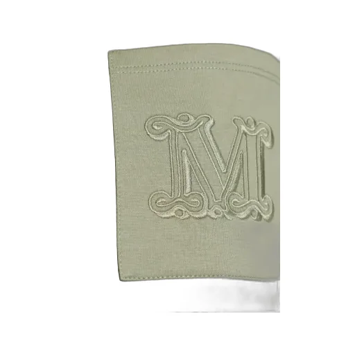 Max Mara Logo Embroidered Pocket Crewneck T-Shirt